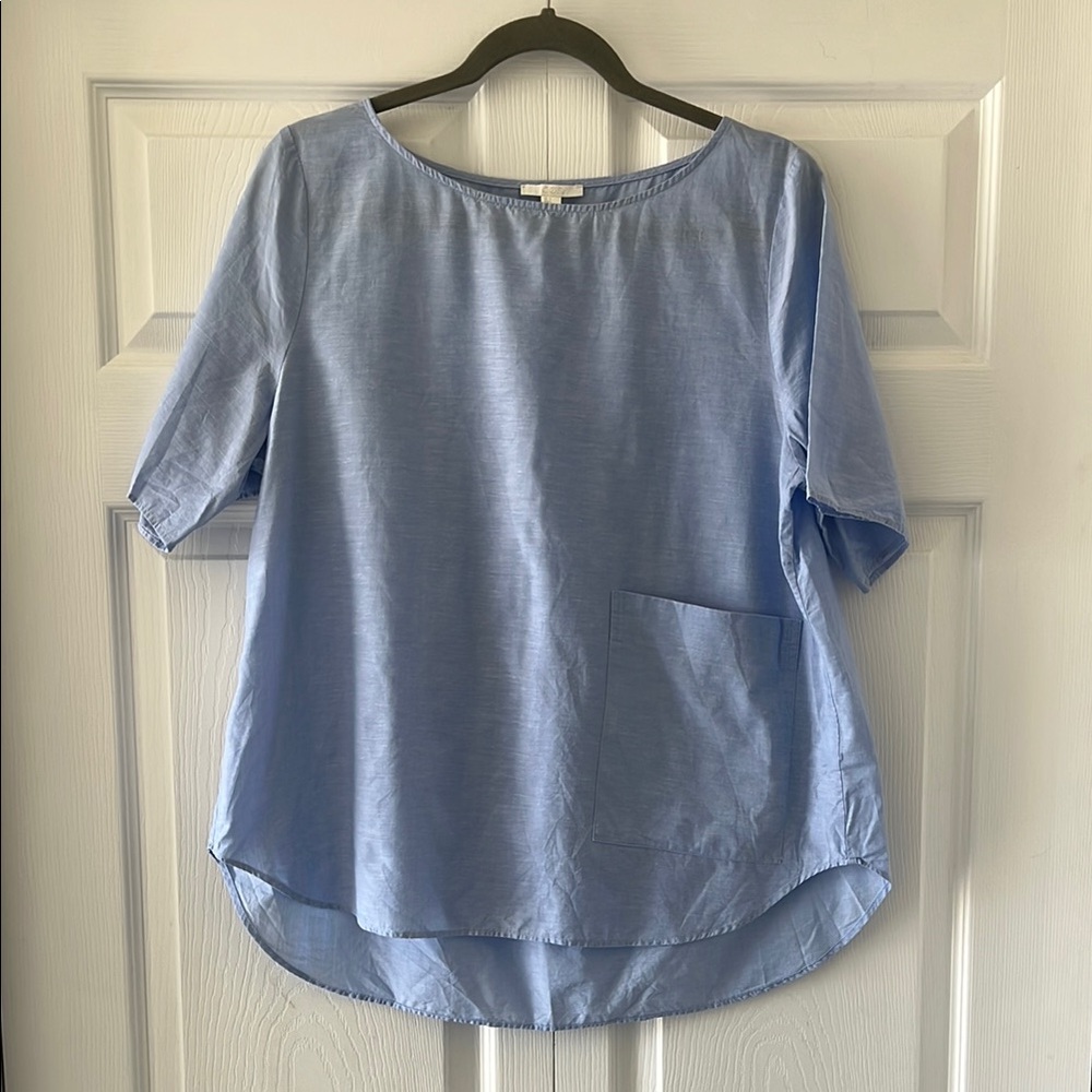 COS Light Blue Blouse